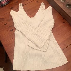 Anthropologie white sweater